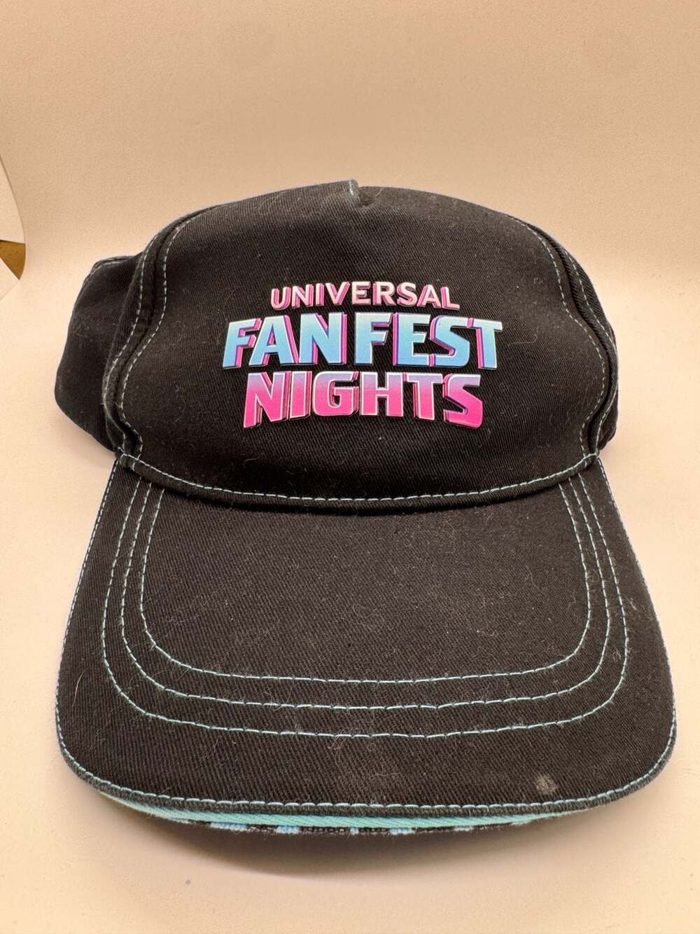 Universal Fan Fest Nights 2025 Black Snapback Cap with Japanese Embroidery